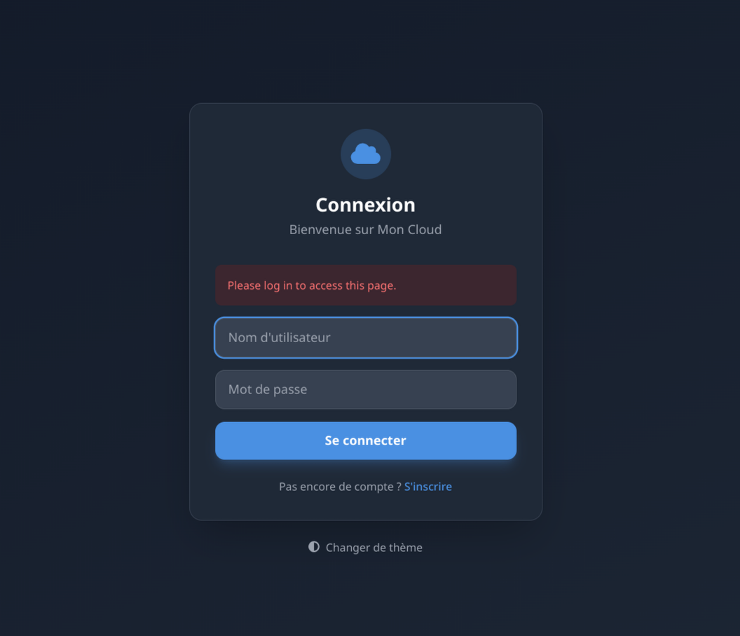 Capture d'écran du site web
